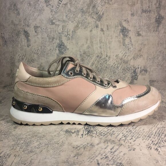 Attilio Giusti Leombruni Studded Leather Sneaker - Picture 1 of 14